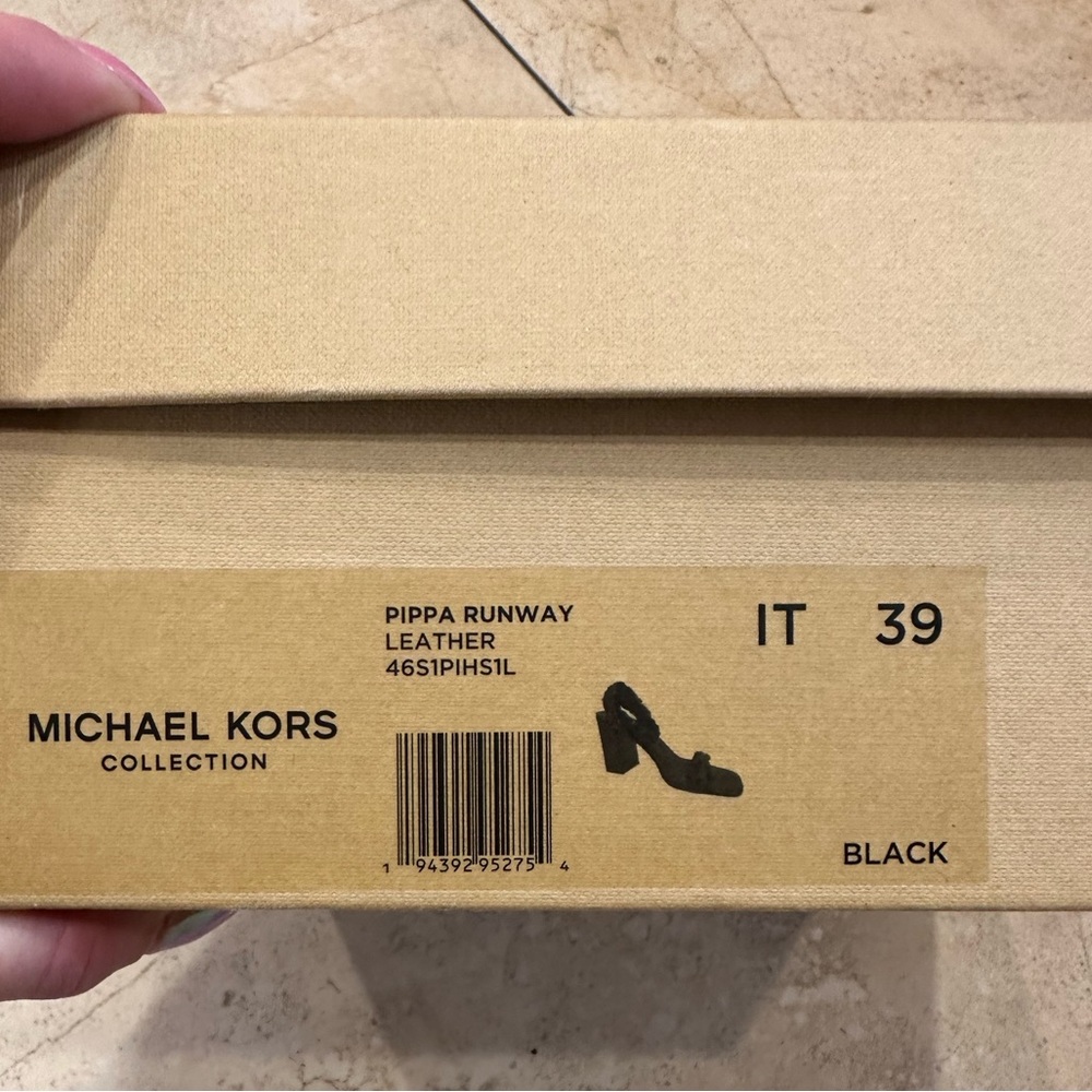 Michael Kors Collection Pippa Runway ankle-wrap heeled sandals, size 39
